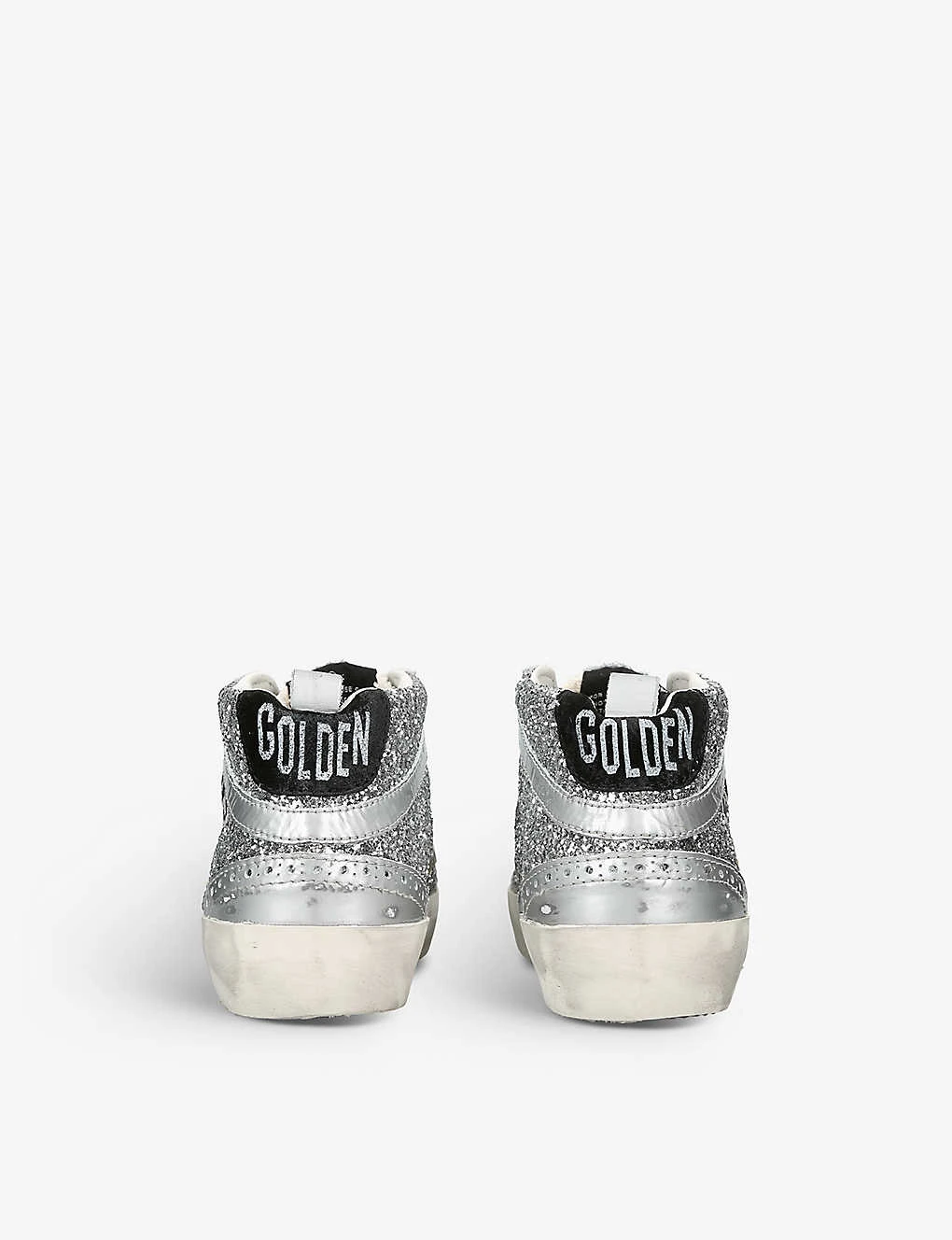 Golden Goose Women’s Mid Star Glitter And Metallic-leather Mid-top Trainers 6 Golden Goose Women’s Mid Star Glitter And Metallic-leather Mid-top Trainers - Image 4