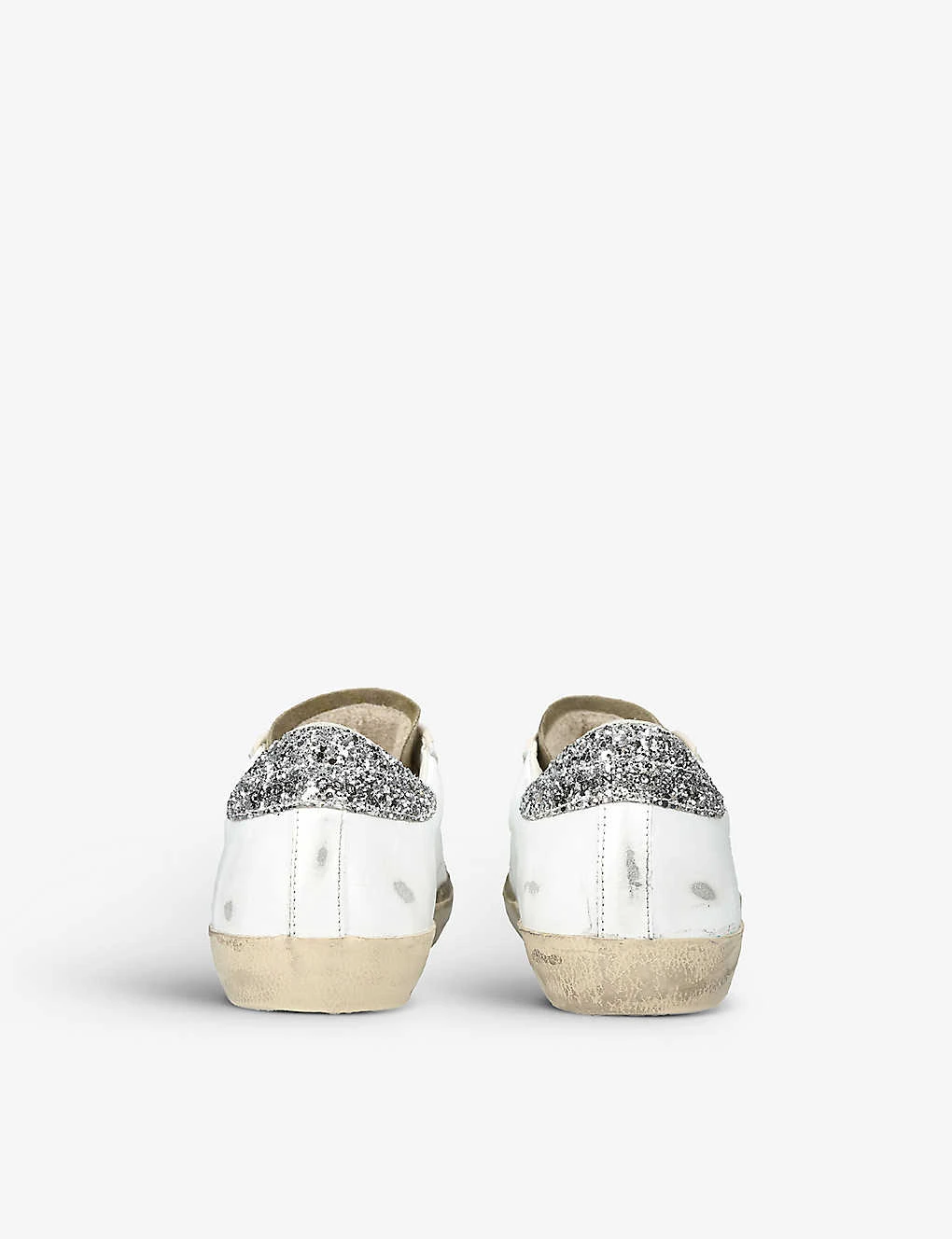 Golden Goose Women's Super Star 10876 Distressed Glittered Leather Low-top Trainers 6 Golden Goose Women's Super Star 10876 Distressed Glittered Leather Low-top Trainers - Image 4