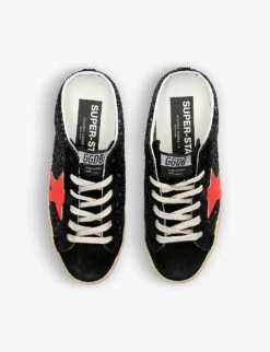 Golden Goose Super-Star Sabots 90373 Glitter-leather Trainers -Dune Shop R04089109 WHITECOMB ALT01