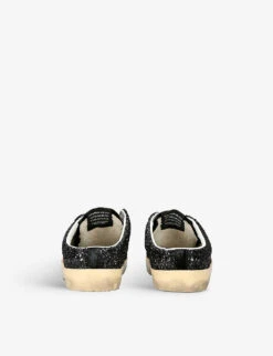 Golden Goose Super-Star Sabots 90373 Glitter-leather Trainers -Dune Shop R04089109 WHITECOMB ALT03