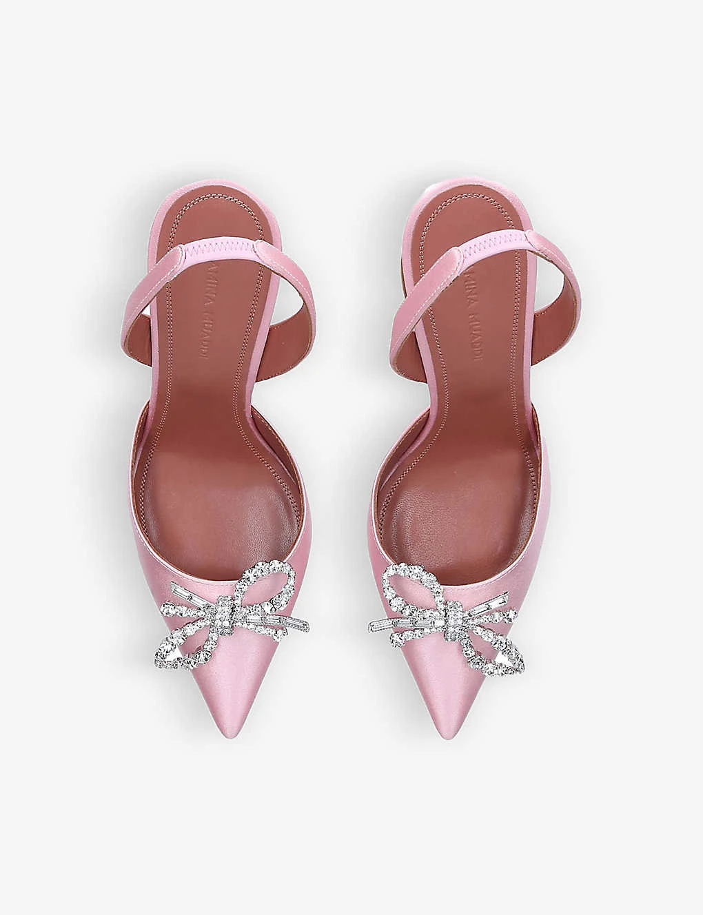 Amina Muaddi Rosie Crystal-embellished Sling-back Courts 4 Amina Muaddi Rosie Crystal-embellished Sling-back Courts - Image 2