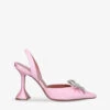 Amina Muaddi Rosie Crystal-embellished Sling-back Courts -Dune Shop R04090529 PALEPINK M