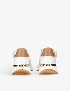 Carvela Flare Zip-embellished Leather Low-top Trainers 9 Carvela Flare Zip-embellished Leather Low-top Trainers -Dune Shop R04092050 WHITE ALT03