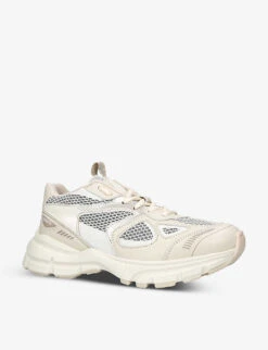 Axel Arigato Marathon Runner Mesh And Leather Trainers -Dune Shop R04096064 BEIGE ALT02