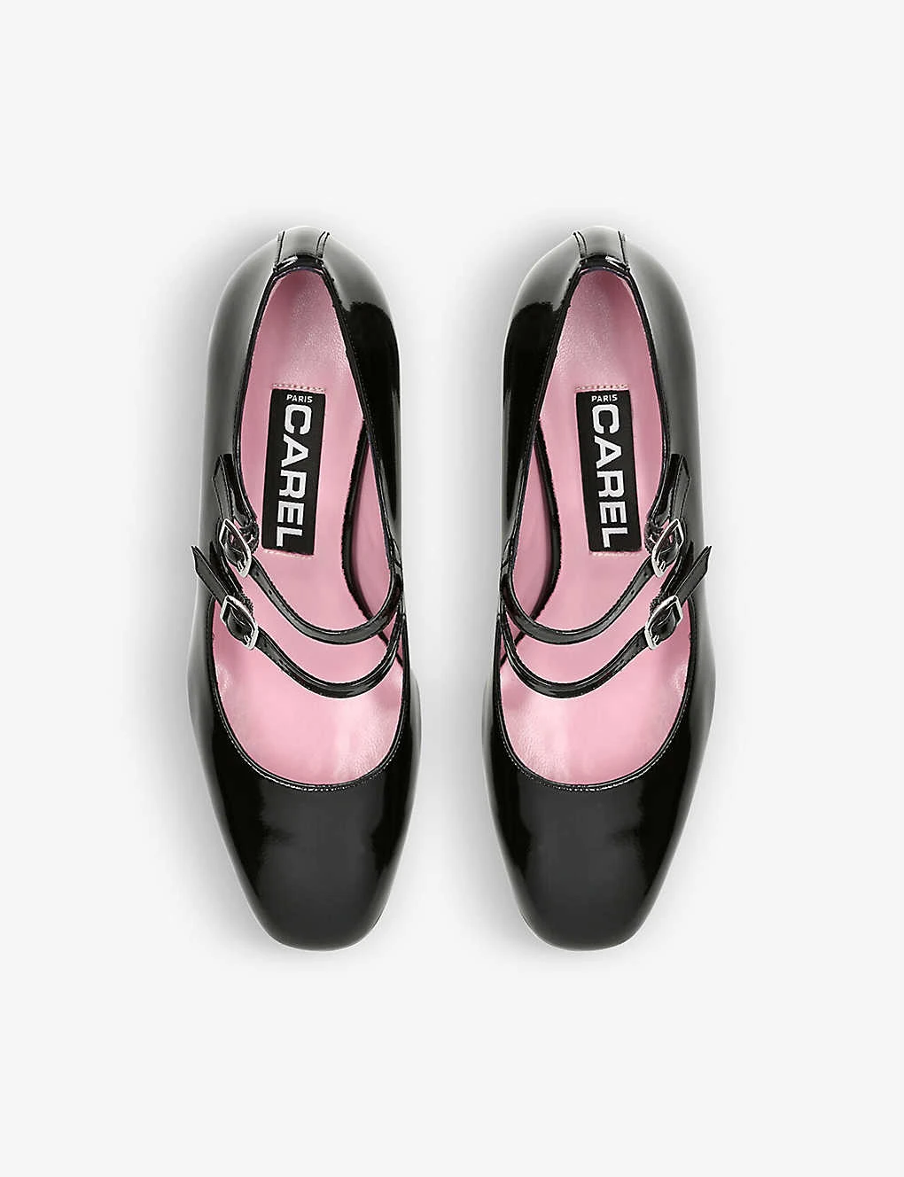 Alice Double-strap Patent-leather Mary Jane Heels 4 Alice Double-strap Patent-leather Mary Jane Heels - Image 2