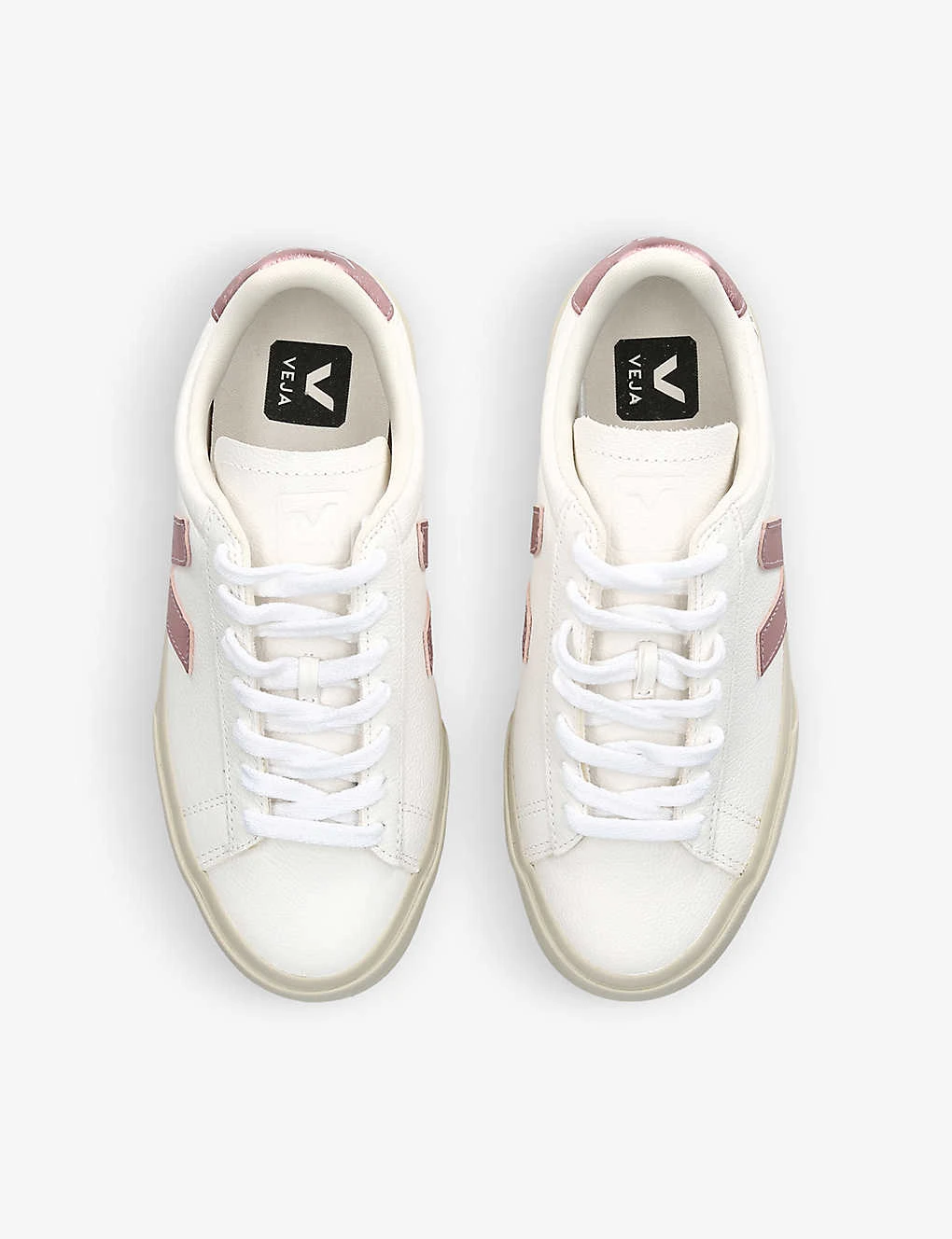 Veja Campo Logo-print Low-top Leather Trainers 4 Veja Campo Logo-print Low-top Leather Trainers - Image 2