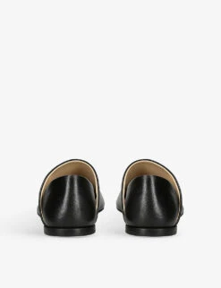Loewe Toy Slip-on Leather Loafers -Dune Shop R04107243 BLACK ALT03