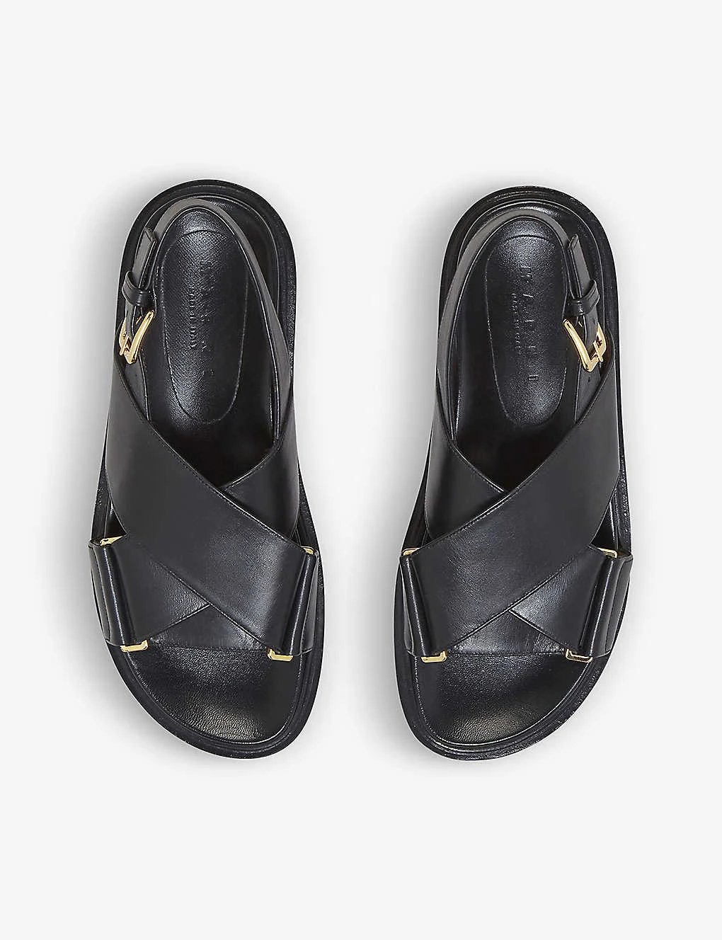 Marni Fussbett Cross-over Leather Sandals 4 Marni Fussbett Cross-over Leather Sandals - Image 2