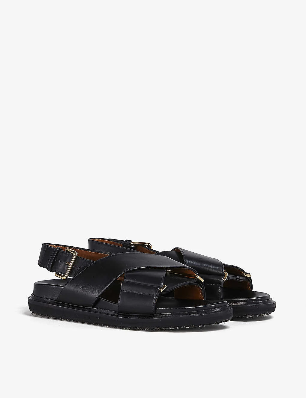 Marni Fussbett Cross-over Leather Sandals 5 Marni Fussbett Cross-over Leather Sandals - Image 3