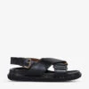 Marni Fussbett Cross-over Leather Sandals