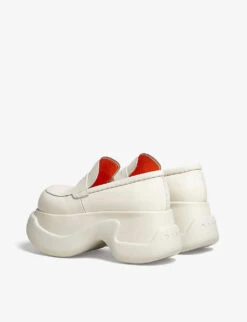 Marni Chunky-sole Leather Moccasins 9 Marni Chunky-sole Leather Moccasins -Dune Shop R04110561 STONEWHITE ALT03