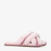 Ugg Scuffita Round-toe Sheepskin Slippers -Dune Shop R04110647 PINK M