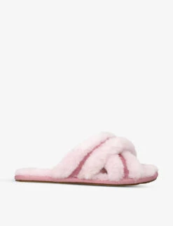 Ugg Scuffita Round-toe Sheepskin Slippers