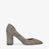 Kurt Geiger London Burlington Cut-out Heeled Woven Courts 2 Kurt Geiger London Burlington Cut-out Heeled Woven Courts -Dune Shop R04110981 BEIGE M