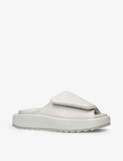 GIA 1 Leather Sliders -Dune Shop R04117994 GREY ALT02