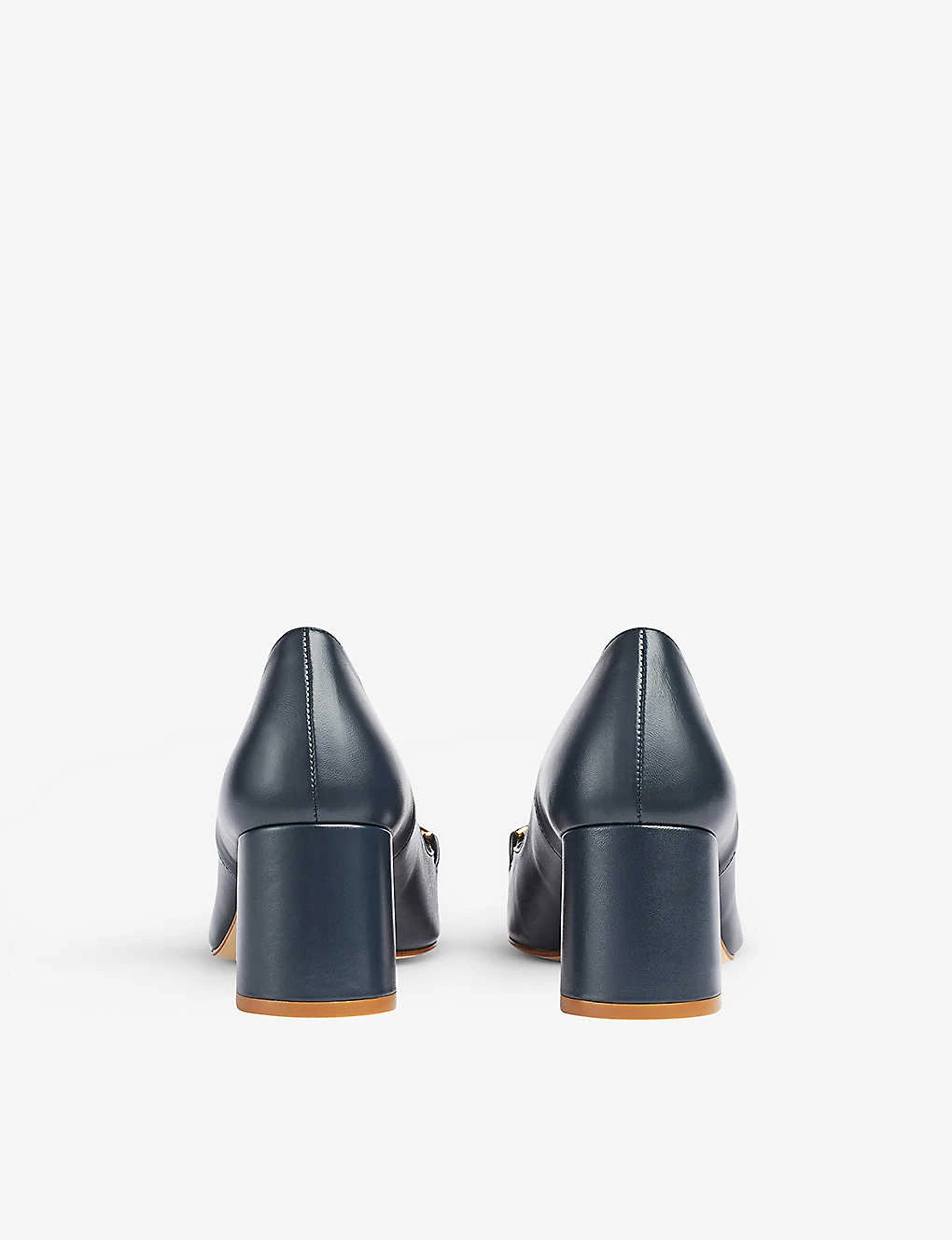 Sabine Chain-embellished Leather Courts 5 Sabine Chain-embellished Leather Courts - Image 3