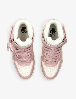 Out Of Office Leather Mid-top Trainers -Dune Shop R04118631 PINKCOMB ALT01