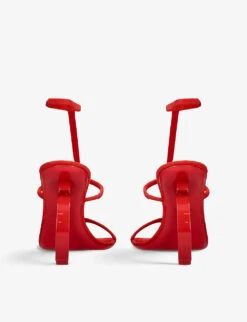 Salvatore Ferragamo Elina 105 Leather Heeled Sandals 11 Salvatore Ferragamo Elina 105 Leather Heeled Sandals -Dune Shop R04121015 RED ALT04