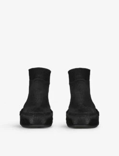 Balenciaga Speed Full Stretch-knit Trainers -Dune Shop R04121800 BLACK ALT03