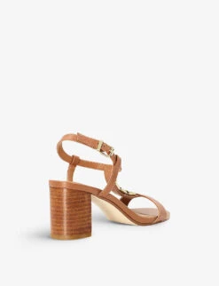 Dune Just Regular-fit Chain Leather Sandals -Dune Shop R04122423 TANLEATHER ALT03
