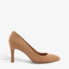 Dune Adele Round-toe Suede Courts -Dune Shop R04125424 CAMELNUBUCK M
