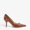 Dune Bold Croc-embossed Leather Courts -Dune Shop R04125425 TANCROCPRINTLEATHER M