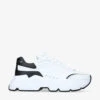 Dolce & Gabbana Daymaster Leather Low-top Trainers 2 Dolce & Gabbana Daymaster Leather Low-top Trainers -Dune Shop R04128572 WHITEBLK M