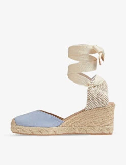 Maureen Suede Espadrille Wedges -Dune Shop R04128587 PRIPALEBLUE ALT02