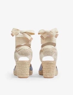 Maureen Suede Espadrille Wedges -Dune Shop R04128587 PRIPALEBLUE ALT03