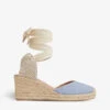 Maureen Suede Espadrille Wedges -Dune Shop R04128587 PRIPALEBLUE M