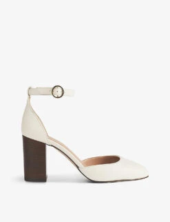 Simmi Leather Mary-Jane Heels