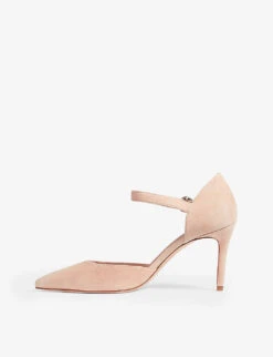 Monet Pointed Suede Court Heels 8 Monet Pointed Suede Court Heels -Dune Shop R04128597 BEITRENCH ALT02