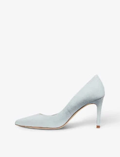 Floret Pointed-toe Stiletto-heel Suede Court Shoes 8 Floret Pointed-toe Stiletto-heel Suede Court Shoes -Dune Shop R04128600 GRESEAGREEN ALT02