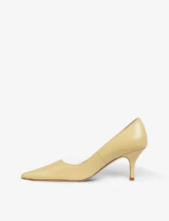 Beatrice Pointed Leather Courts -Dune Shop R04128602 YELYELLOW ALT02
