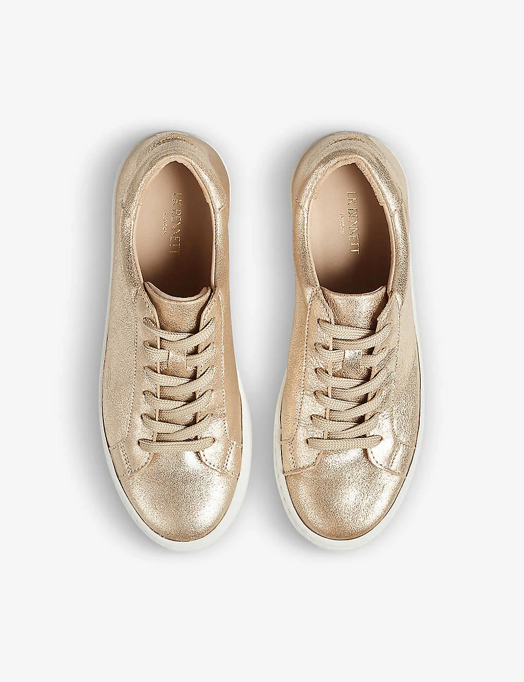 Jasper Low-top Metallic-suede Trainers 4 Jasper Low-top Metallic-suede Trainers - Image 2