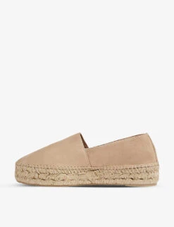 Taylor Platform-sole Suede Espadrilles -Dune Shop R04128607 BEITRENCH ALT02