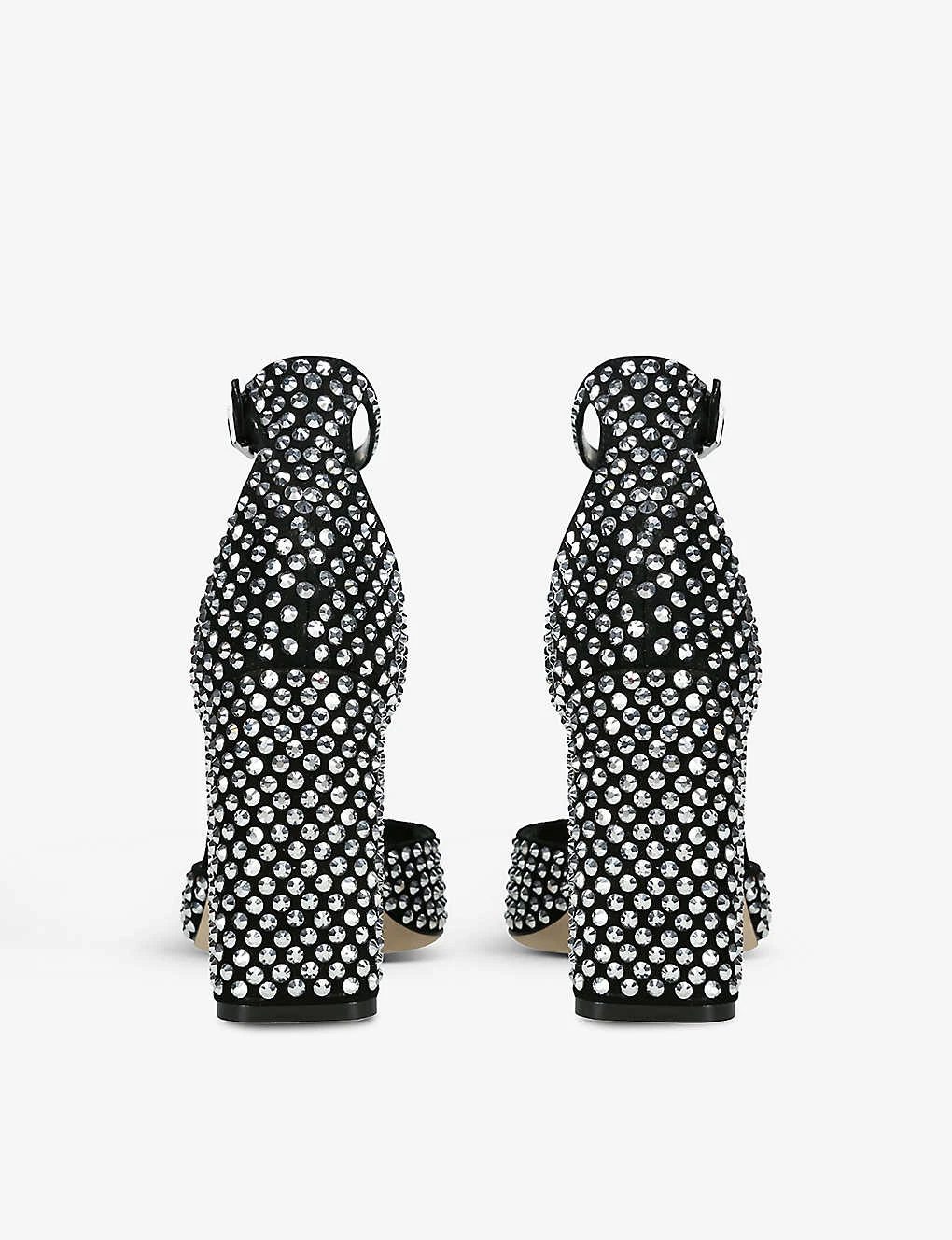 Paris Texas Holly Fiona Stud-embellished Suede Heeled Sandals 6 Paris Texas Holly Fiona Stud-embellished Suede Heeled Sandals - Image 4