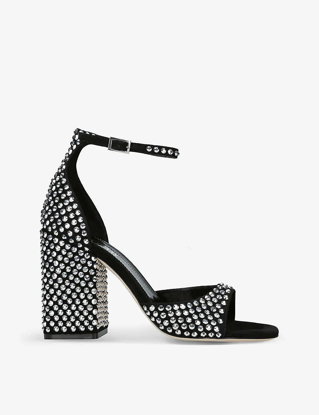 Paris Texas Holly Fiona Stud-embellished Suede Heeled Sandals 3 Paris Texas Holly Fiona Stud-embellished Suede Heeled Sandals