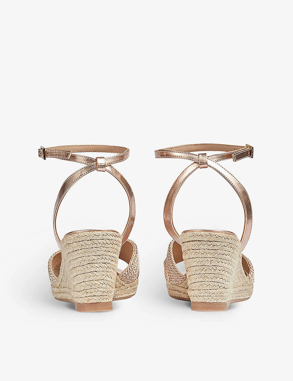 Santana Metallic-rope Wedge-heel Sandals 6 Santana Metallic-rope Wedge-heel Sandals - Image 4
