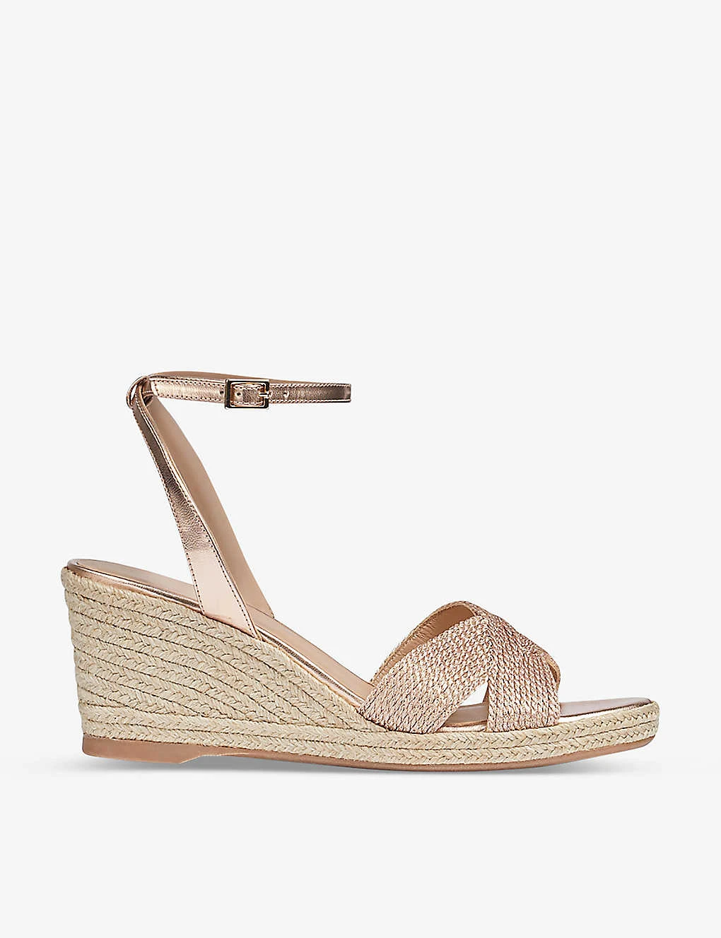 Santana Metallic-rope Wedge-heel Sandals 3 Santana Metallic-rope Wedge-heel Sandals