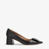Tia Buckle Patent-leather Courts 1 Tia Buckle Patent-leather Courts -Dune Shop R04130229 BLABLACK M