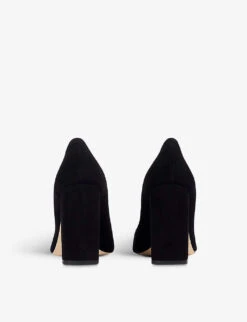 June Block-heel Suede Courts 9 June Block-heel Suede Courts -Dune Shop R04130230 BLABLACK ALT03