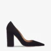 June Block-heel Suede Courts -Dune Shop R04130230 BLABLACK M