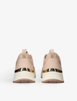 Carvela Elite Crystal-embellished Woven Low-top Trainers -Dune Shop R04136141 BLUSH ALT03