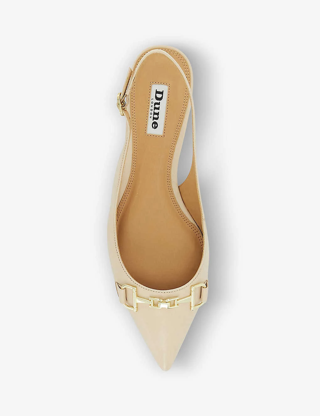 Dune Hopeful Croc-embossed Leather Slingback Pumps 4 Dune Hopeful Croc-embossed Leather Slingback Pumps - Image 2