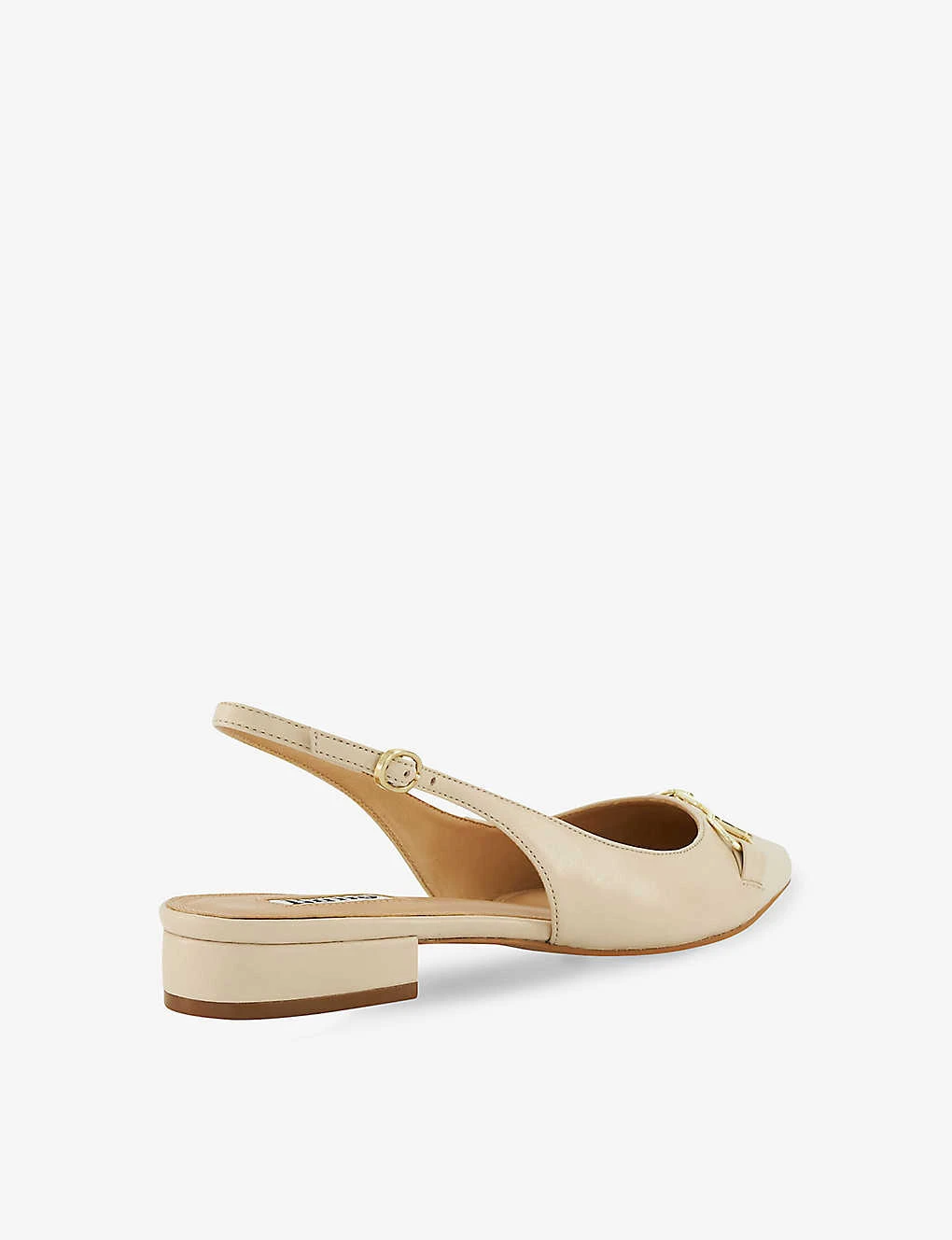 Dune Hopeful Croc-embossed Leather Slingback Pumps 6 Dune Hopeful Croc-embossed Leather Slingback Pumps - Image 4