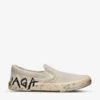 Balenciaga Paris Distressed Cotton Low-top Trainers -Dune Shop R04143989 WHITEBLK M