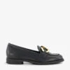 Dune Chain-detail Leather Loafers