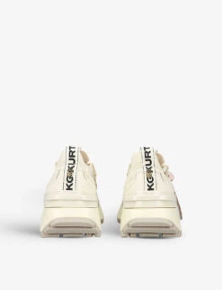 KG Kurt Geiger Lux Logo-band Knitted Low-top Trainers -Dune Shop R04148683 BONE ALT03