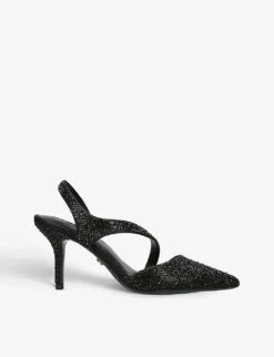 Carvela Symmetry Jewel-embellished Heeled Court Shoes